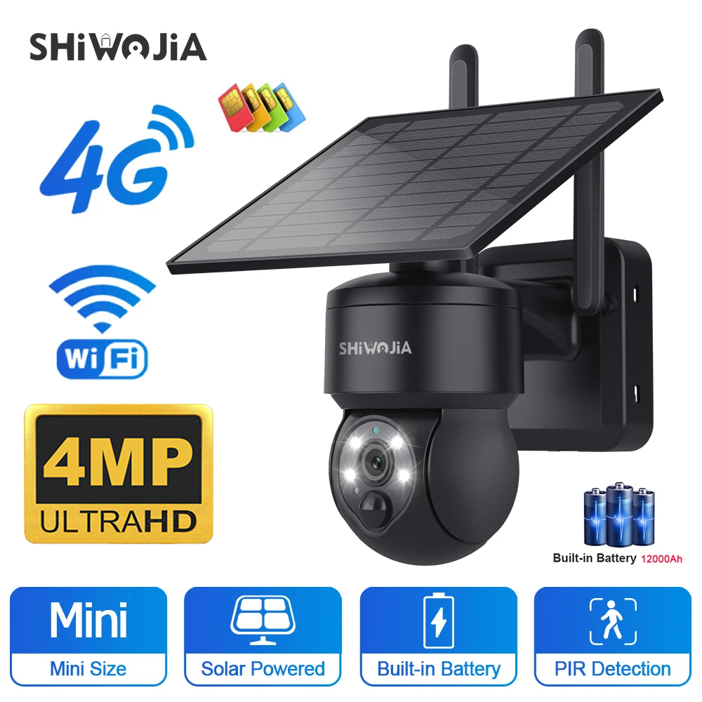 Garden Camera - SHIWOJIA WIFI اللاسلكية PTZ كاميرا تعمل