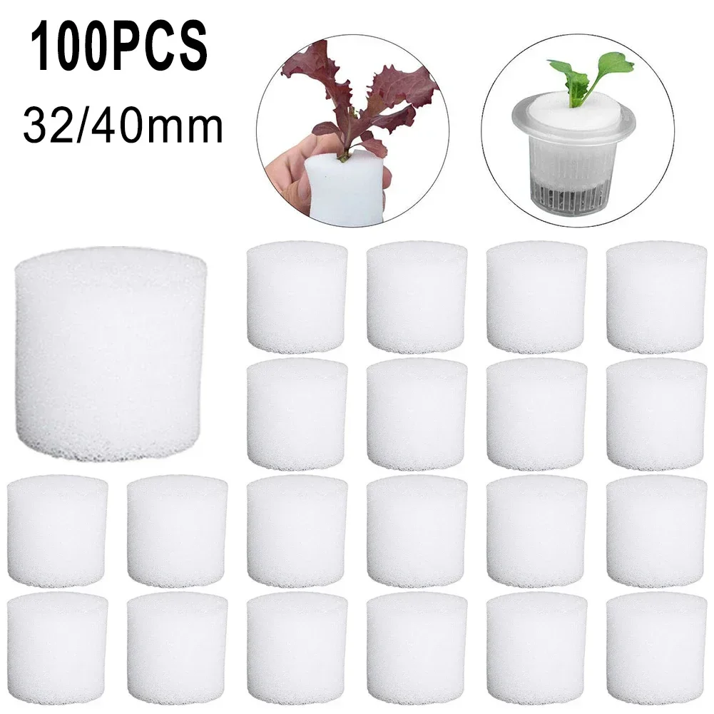 Hydroponic Grow Pod - 100 قطعة من إسفنجة الزراعة المائية