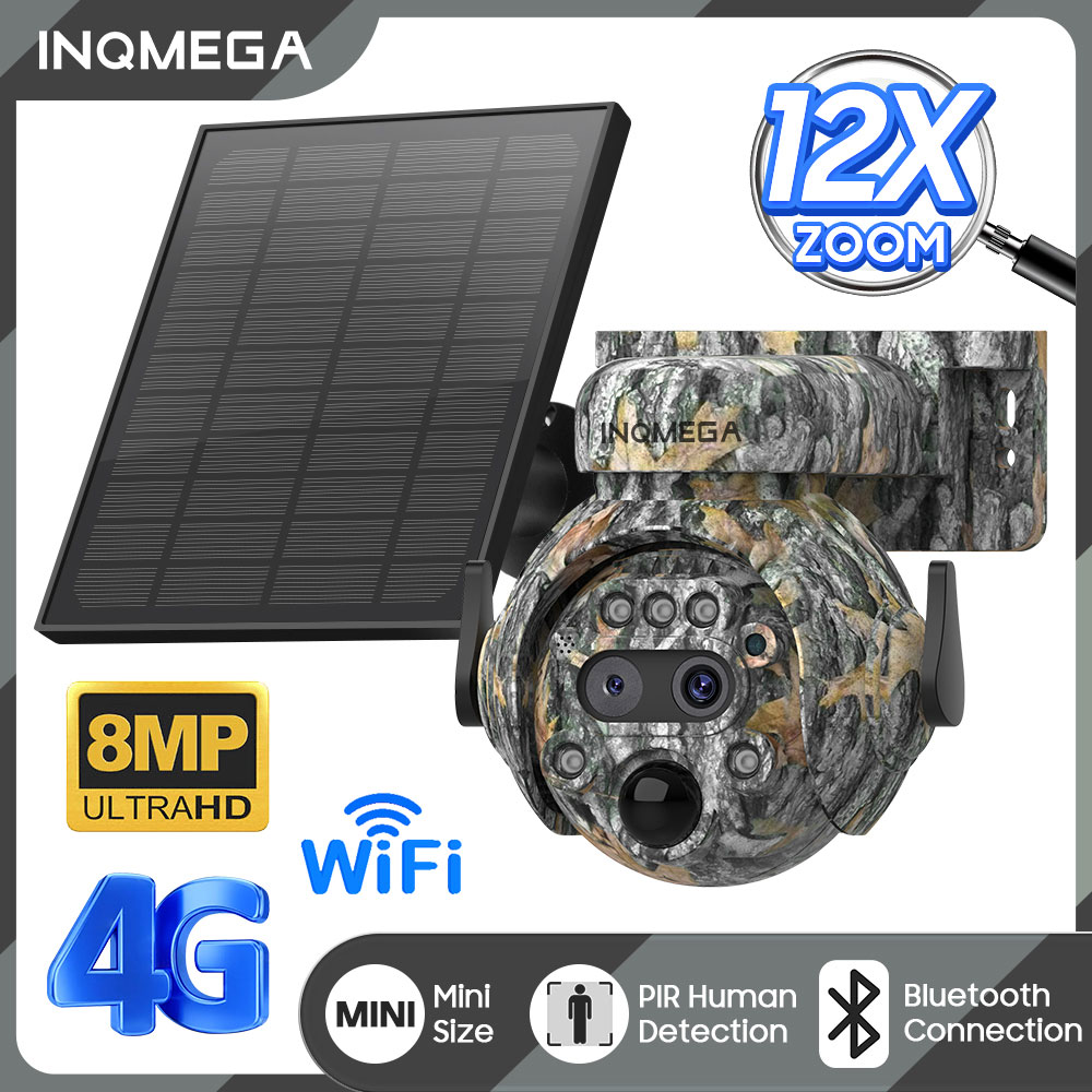 Garden Camera - INQMEGA 8MP كاميرا تعمل بالطاقة الشمسية