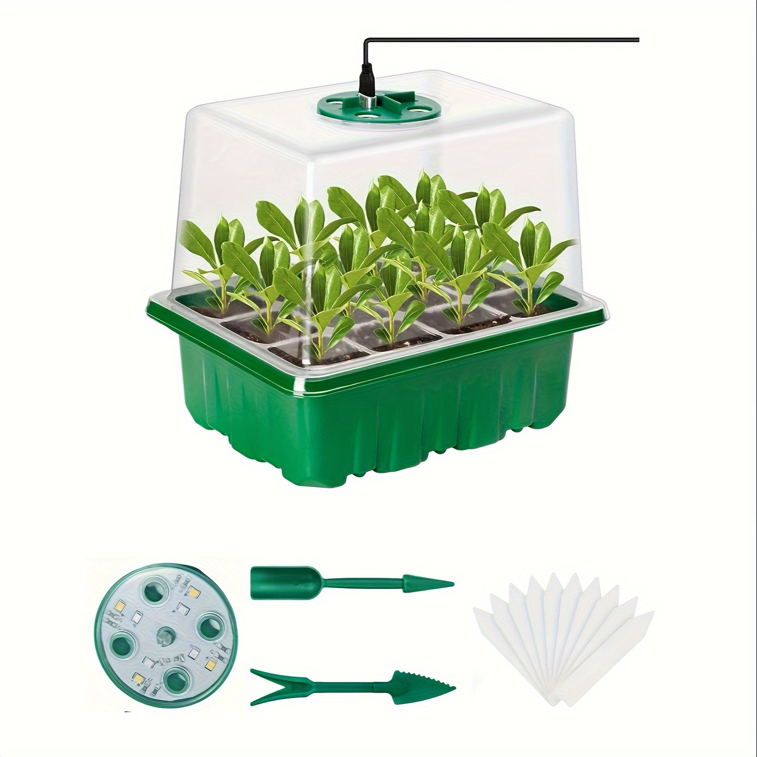 Plant Grow Light Full Spectrum - مجموعة بدء زراعة الشتلات - 1/2/3