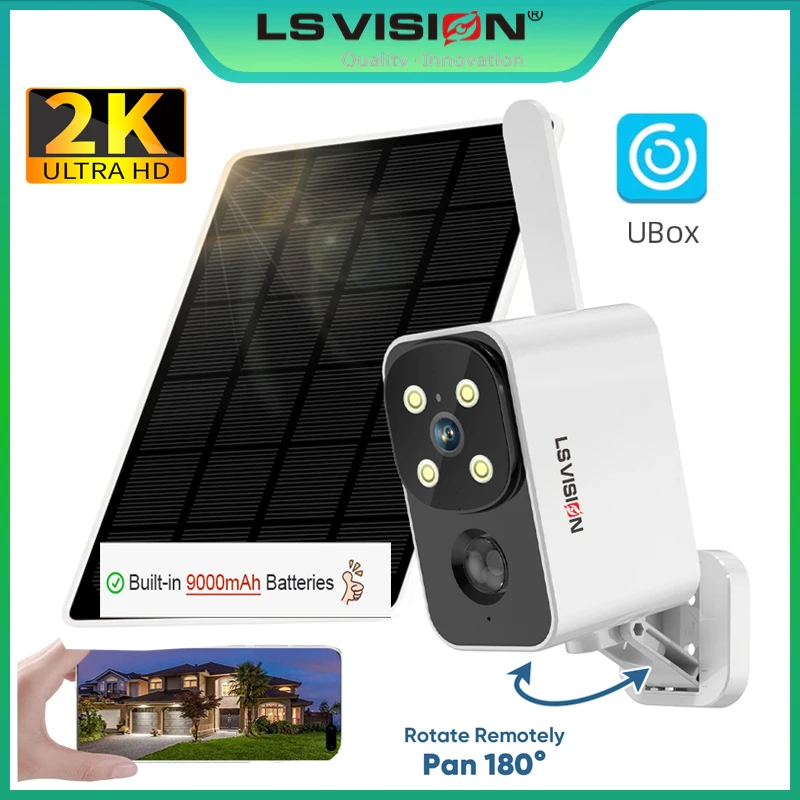 Garden Camera - LS VISION كاميرا تعمل بالطاقة الشمسية