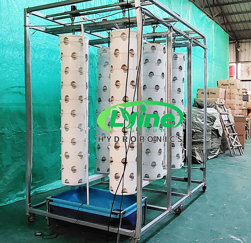 عمود معلق ذكي، برج دوار مائي،  - مراجعة Hydroponic Tower وسعره