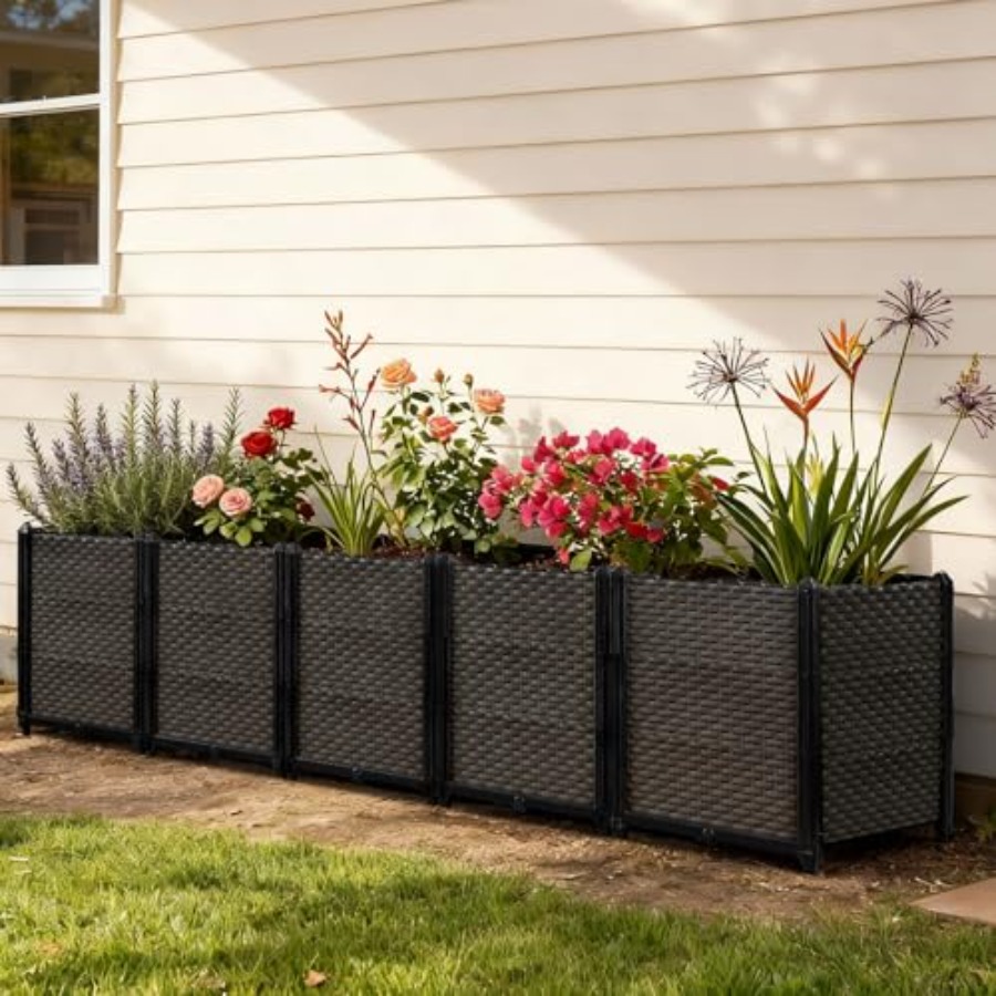 صندوق زراعة مرتفع ذاتي الري لل - مراجعة Self Watering Planter وسعره