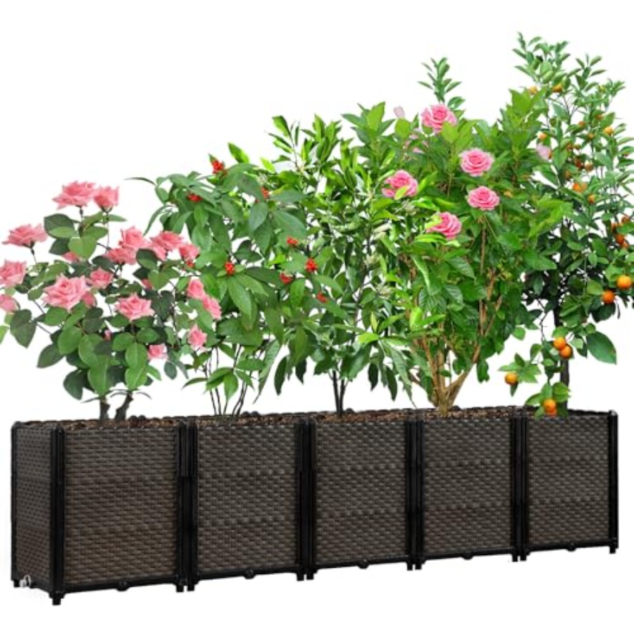 صندوق زراعة مرتفع ذاتي الري لل - مراجعة Self Watering Planter وسعره
