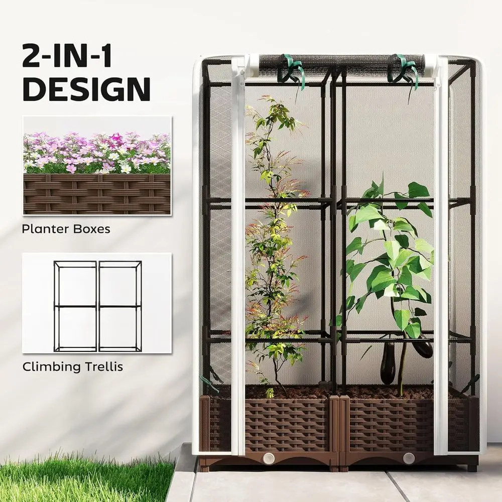حوض زراعة مرتفع مع دعامات، دعا - مراجعة Self Watering Planter وسعره