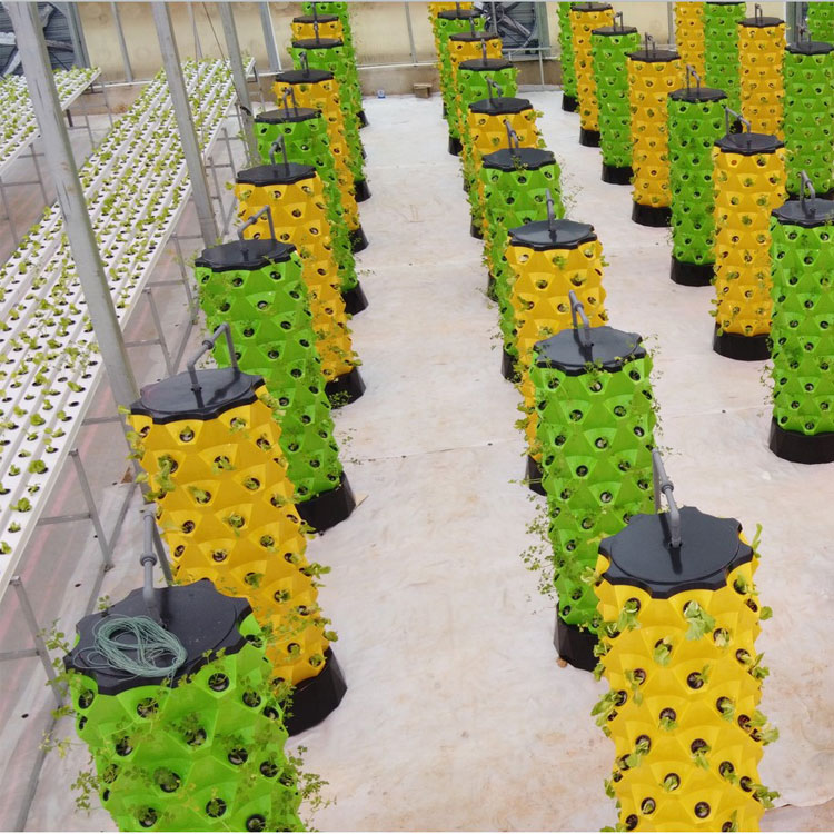 نظام زراعة عمودي هيدروبونيكي ص - مراجعة Hydroponic Tower وسعره