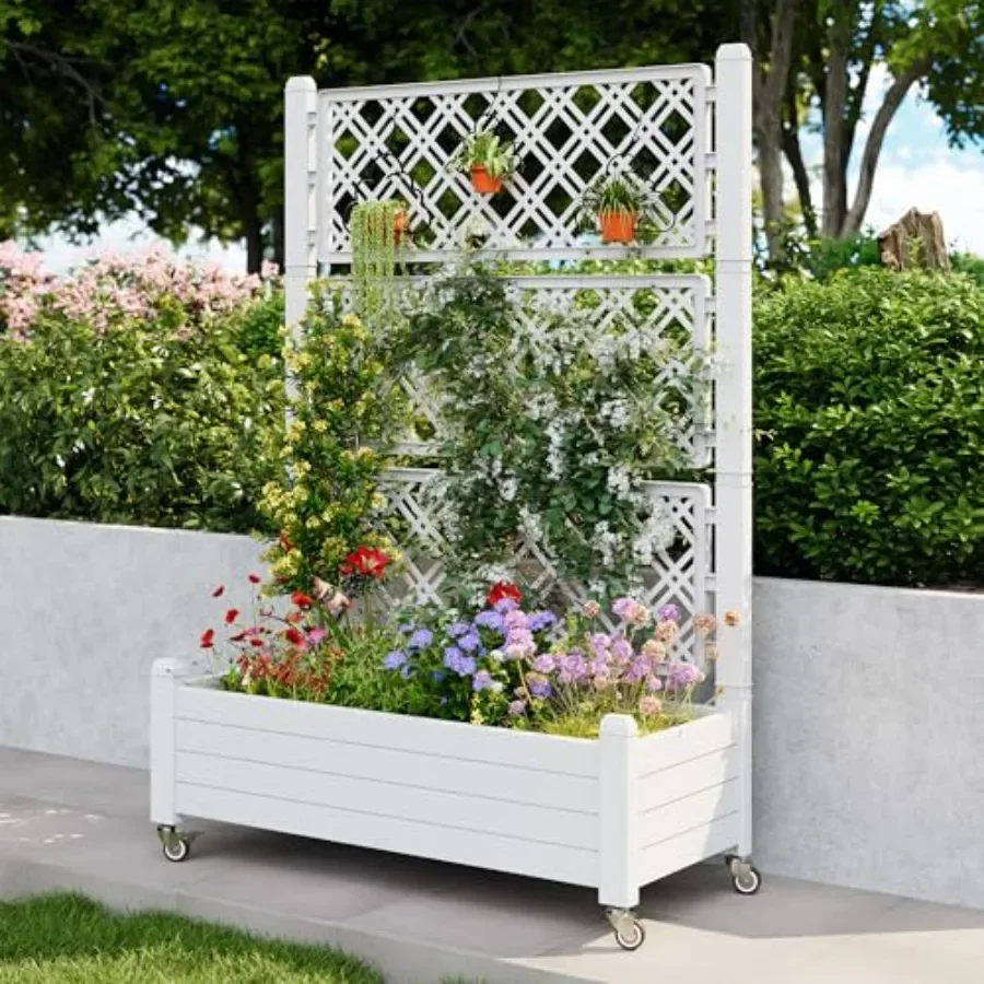 سرير زراعة مرتفع بتصميم شبكي،  - مراجعة Self Watering Planter وسعره