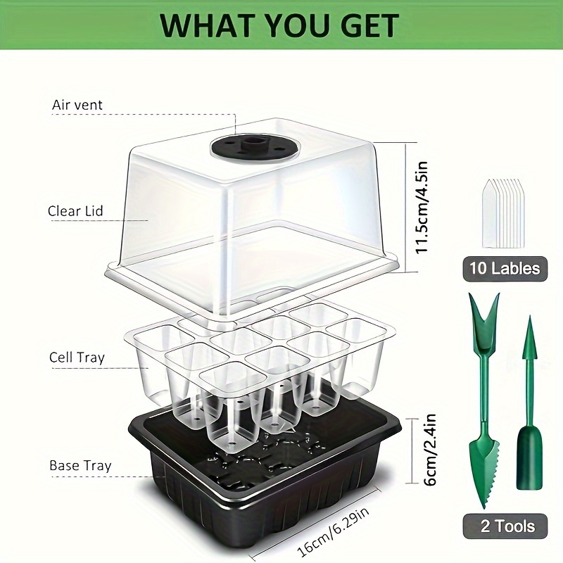 مجموعة بدء زراعة الشتلات - 1/2 - مراجعة Plant Grow Light Full Spectrum وسعره