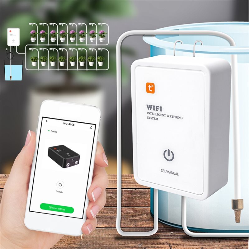 جهاز ABMR-Tuya الذكي للتحكم في - مراجعة Smart Garden Kit وسعره